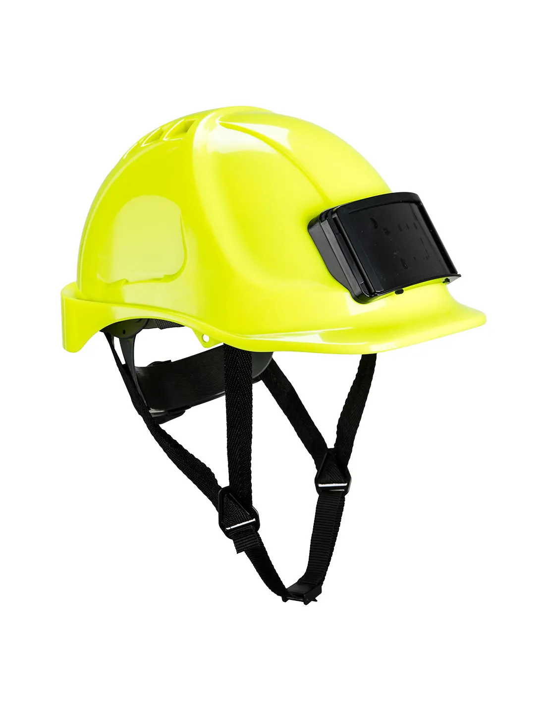 Casque Endurance avec porte-badge couleur : Jaune taille - PORTWEST