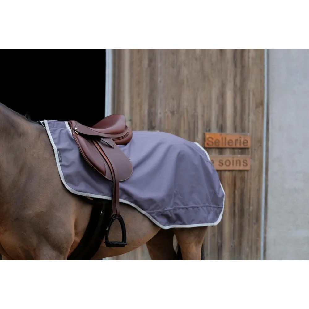 Couvre-reins cheval Equithème Tyrex 1200D recyclé doublé polaire