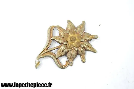 Insigne badge edelweiss allemand pour casquette gebirgsjäger.
