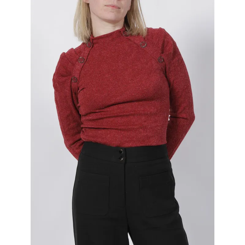 Pantalon taille haute zonan noir femme - La Petite Etoile | wimod