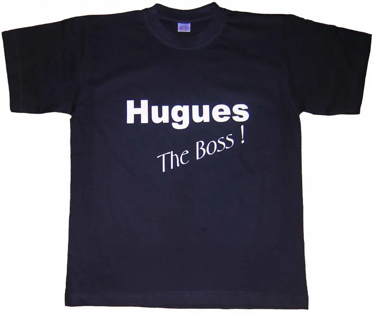 T-shirt HOMME manches courtes personnalisé avec prénom - THE BOSS 